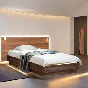 Single Bed Frame with LED Lights - 90x190cm - furnSpot